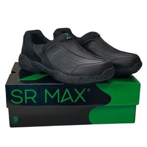 SR Max Charlotte - Women's Size 11 Black Slip Resistant Slip On Shoes w/ Box